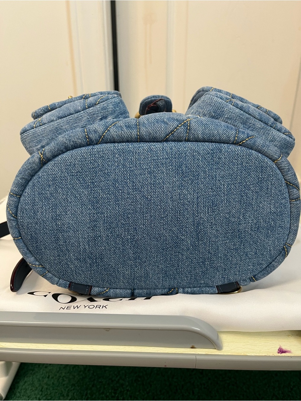 Coach Quilted Tabby Backpack - Picture 5 of 8